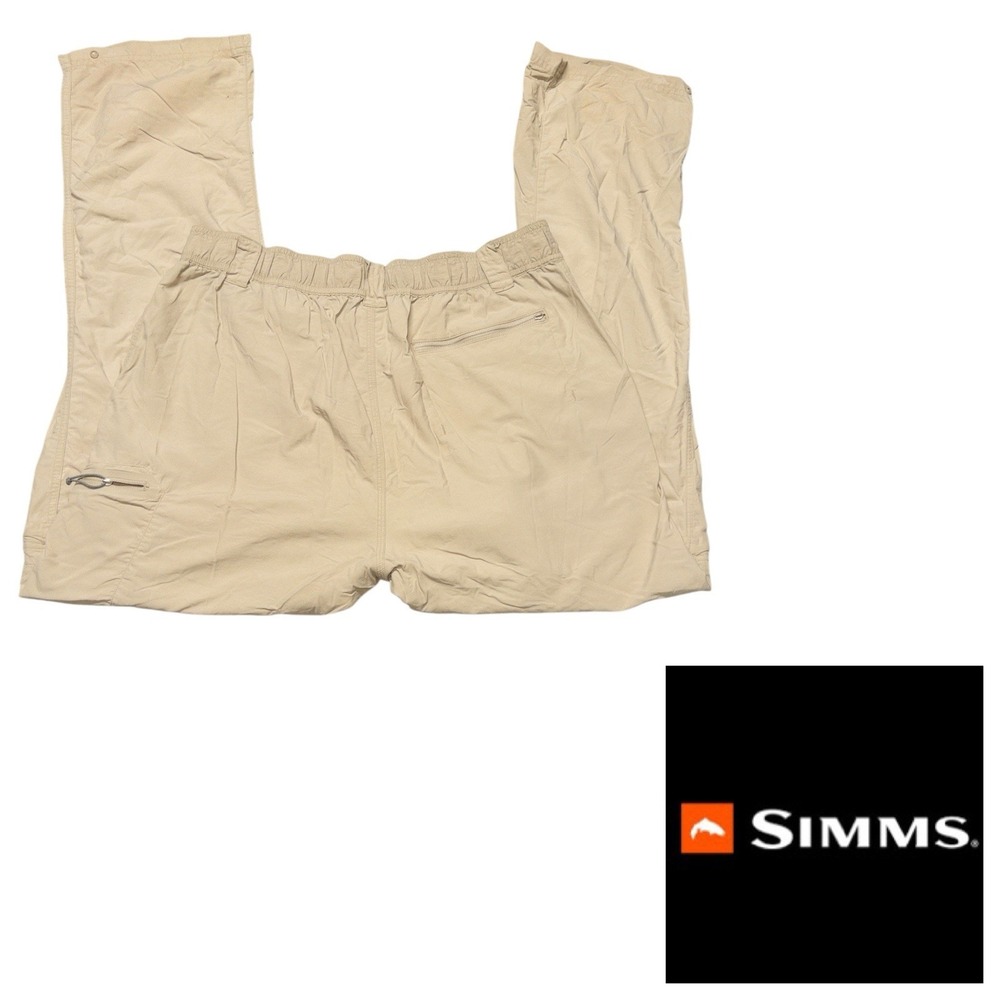 Simms Guide Series Fishing Pants Convertible Zip Nylon‎ Pants Mens Medium 32x30